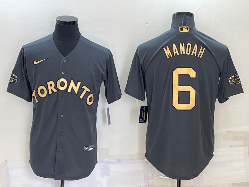 Men Toronto Blue Jays #6 Manoah Grey 2022 All Star Game Nike MLB Jersey->toronto blue jays->MLB Jersey